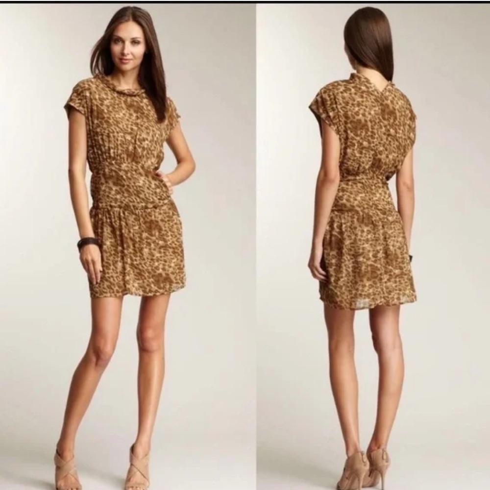 W118 by Walter Baker Animal Print Mini Cocktail Dress  - X-Small.